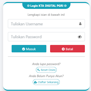 Register PGRI Muara Enim - Persatuan Guru Republik Indonesia Cabang Muara Enim